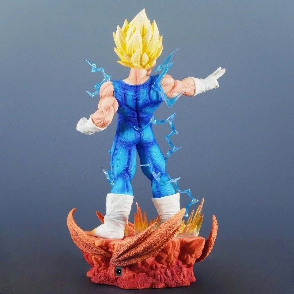 Figura de acción de PVC Dragon Ball Z Majin Vegeta de 12,4 pulgadas - Regalo coleccionable de anime Foto 3 de 4