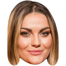 Chanel Cresswell (Smile) Celebrity Mask, Flat Card Face, Fancy Dress Mask