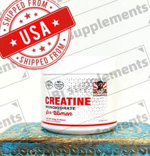 1~5X 5G Creatine Monohydrate Powder for Women + Collagen & BCAA for Booty 5000mg