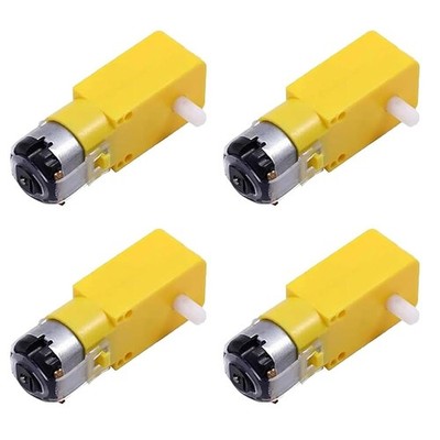 4 stücke TT Motor DC3V-6V Getriebemotor Doppelwelle 200RPM DC 3-6V