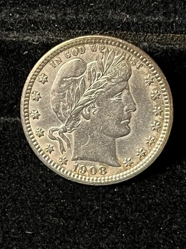 1908 o barber quarter