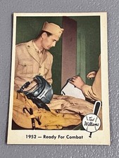 1959 Fleer Ted Williams-#46 Ready For Combat-Nice Card- No Creases- Ex+