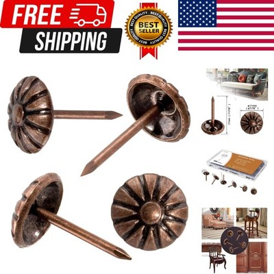 Upholstery Tacks for Decorative, Furniture Tacks Nails for Upholstery Decorat...