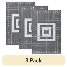  3 pack Fiskars 12  x 18  Double-Sided Self Healing Rotary Cutting Mat, Gray