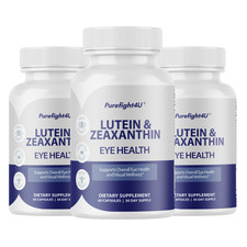 Lutein  Zeaxanthin Eye  Vision Health Natural Formula Supplement - 3 Bottles