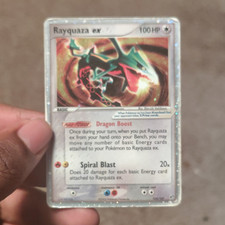Pokemon Company Rayquaza ex 102/107 EX Deoxys Ultra Rare Holo 100 HP 2005 EN