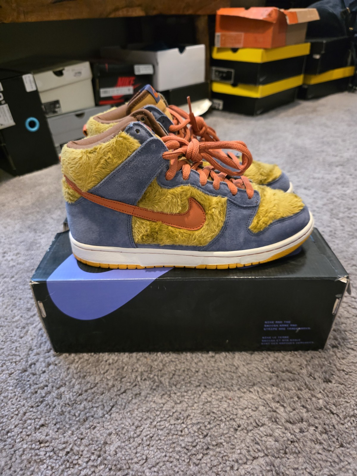 Nike SB Dunk High Papa Bears Size 9 VNDS 100% Authentic OG All