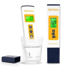 pH Meter and Salinity Meter Combo for Saltwater Pool 6 in 1 pH Salt SG EC TDS...
