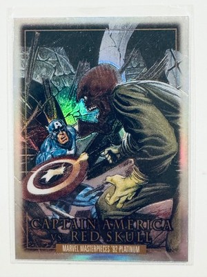2024 Marvel Masterpieces  92 BATTLE SPECTRUM RAINBOW BS-5 Captain America 1:320