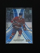 2022-23 TRILOGY JURAJ SLAFKOVSKY #136/199 ROOKIE PREMIERES BLUE #146 CANADIENS
