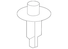 Genuine Lexus 2002-2024 Lexus - Cowl Grille Clip 90467-A0016-C0