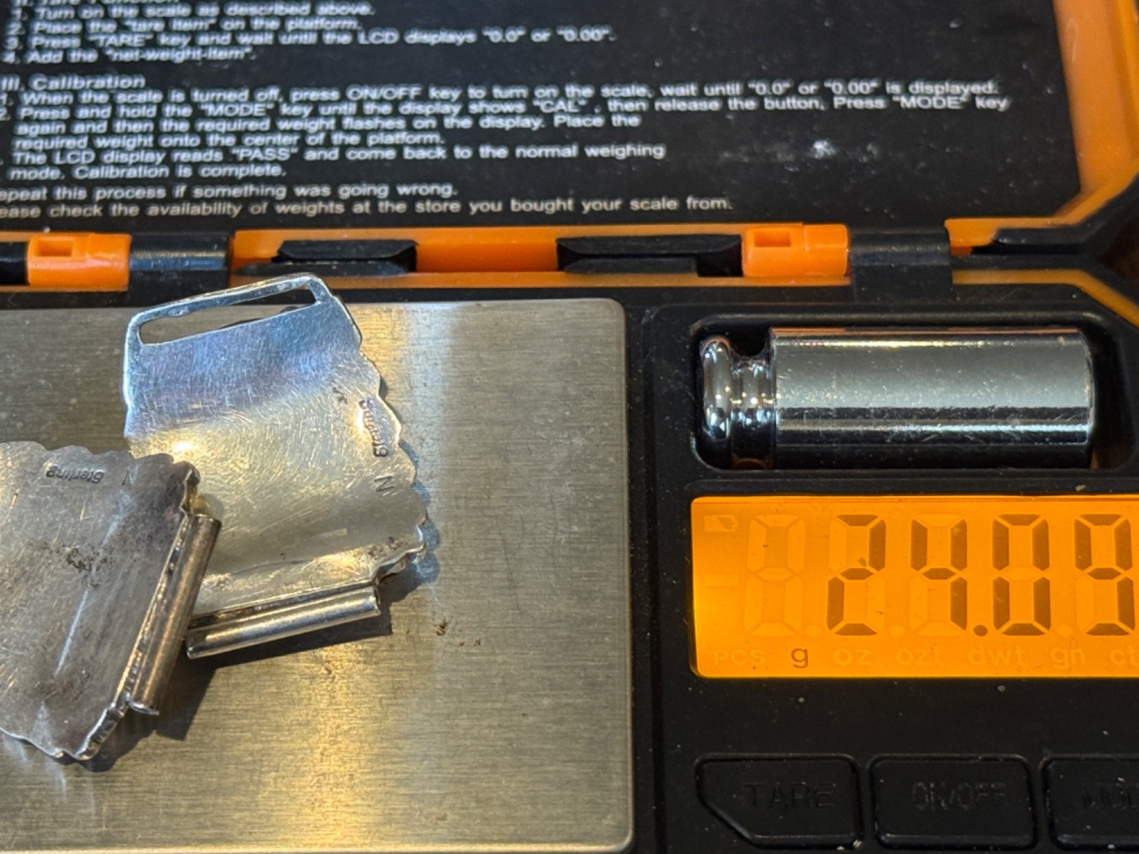 Vintage Gene Nation Navajo Sterling w/Gold Fill Eagle Watch Tips--TB310.25