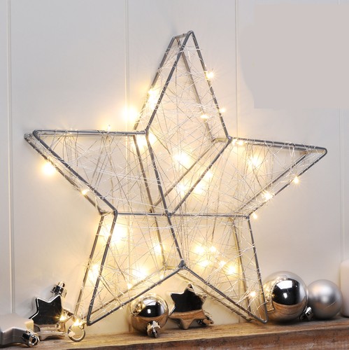 Metall Weihnachts Stern mit