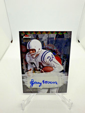 2024 Topps Finest Lenny Moore Finest Black Geometric Auto /25 Card #FA-LM