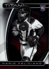 2021 Panini Chronicles Mario Feliciano #11 Titan Milwaukee Brewers 4E