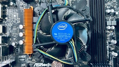ASROCK Z170 Pro4S Motherboard with Intel i5-6600 & CPU Fan (no RAM