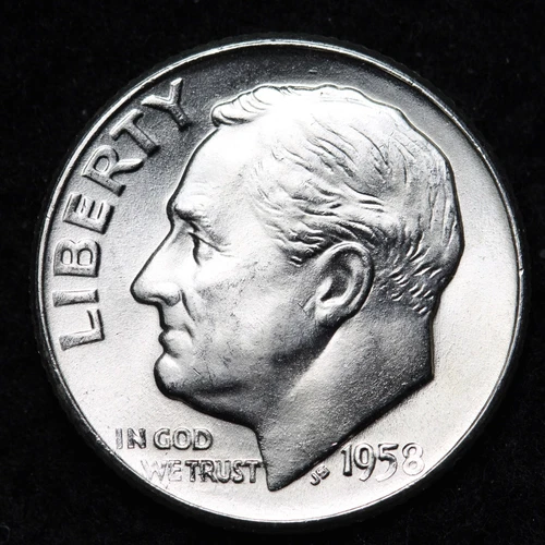 1958-D Roosevelt Silver Dime AU/UNC or BETTER - Complete Your Album!