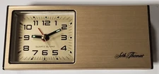 Vintage Seth Thomas Quartz Alarm Clock with Case
