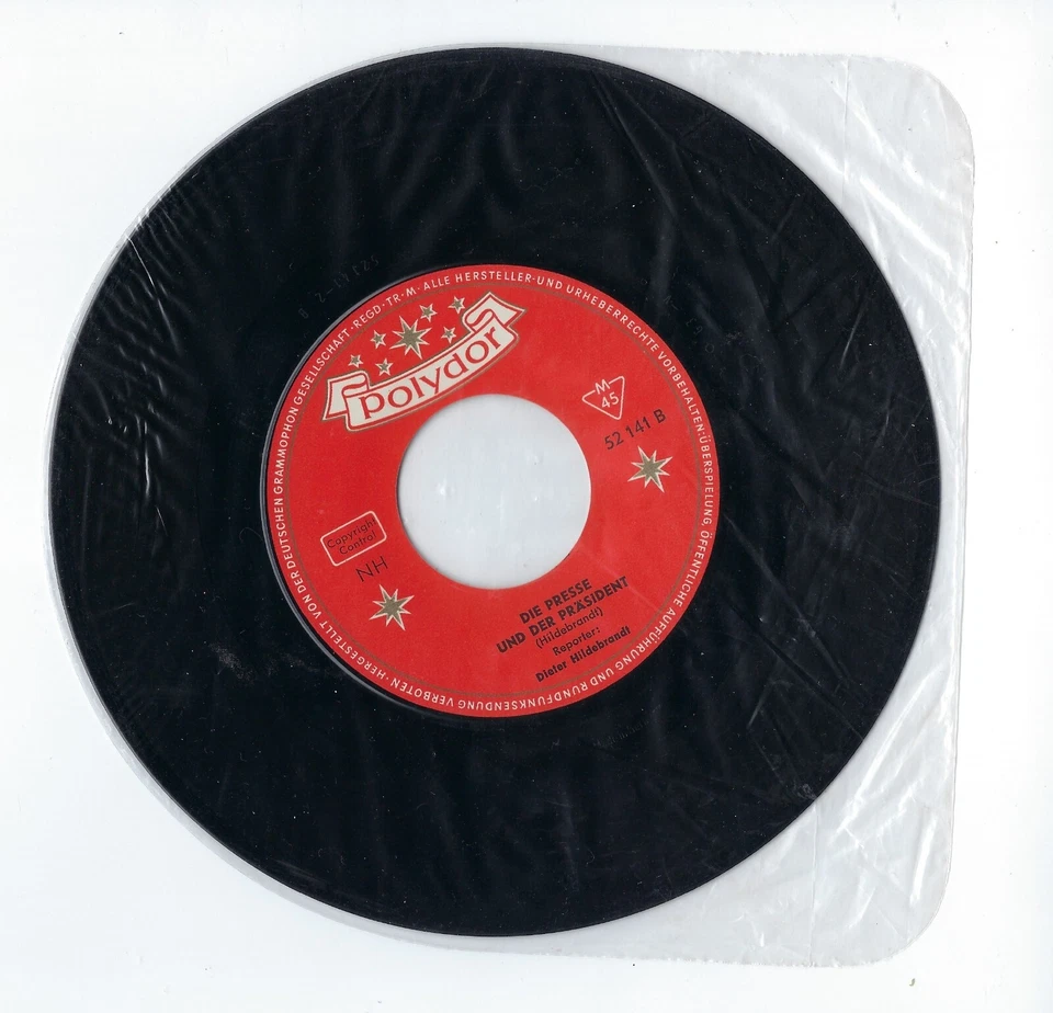 Dieter Hildebrandt: Die Presse und der Präsident (Kennedy), Polydor, Kabarett - Bild 4 von 4