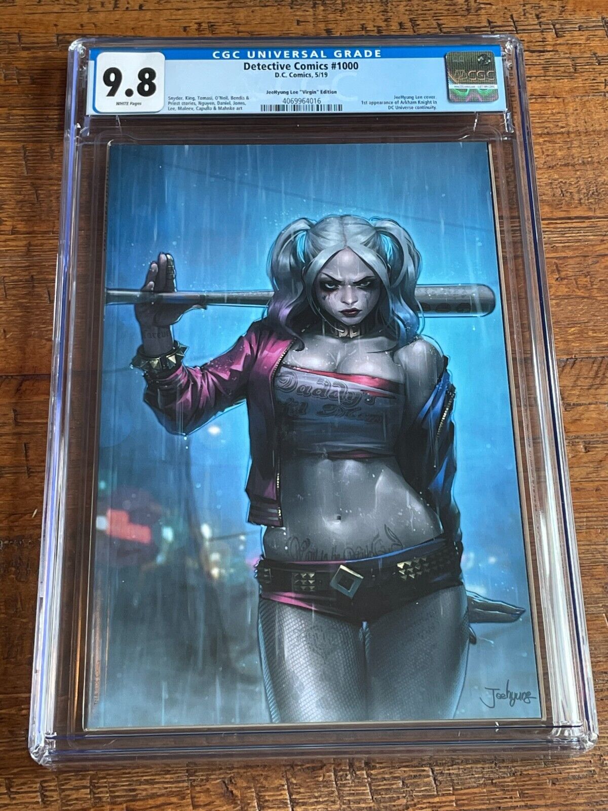 Batman Who Laughs #4 DC Jeehyung Lee Variant Harley Quinn Virgin CGC   