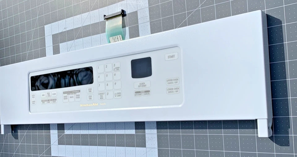 KitchenAid 27" painel de controle de forno duplo branco 8302757 8302756 **Garantia - Imagem 4 de 4