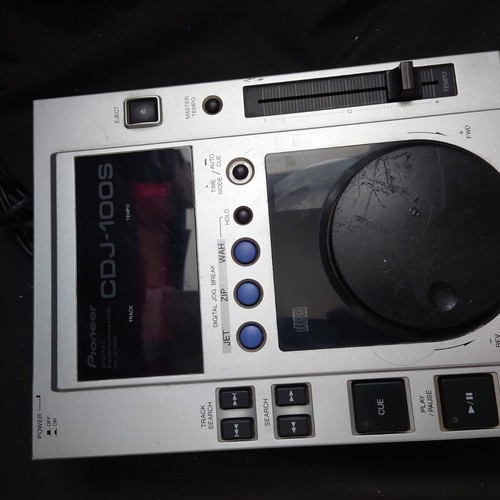 Pioneer DJ CDJ-100S Professional CD Player silver Compact Disc Player good item - Afbeelding 4 van 5