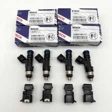 New 4X 52lb 550cc Fuel Injectors Bosch Fits For EV14 Audi A4 Golf Jetta Passat