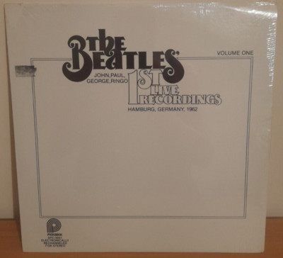 BEATLES 1st LIVE RECORDINGS VOL 1 US LP 1979 SEALED Paul McCartney  abbey road r
