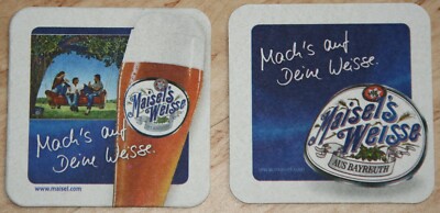 Bierfilz Bierdeckel Brauerei Maisel´s Weisse