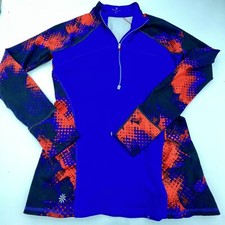 Athleta Womens Running Wild Purple Lonf Sleeve 1/2 Zip Jacket Size Medium