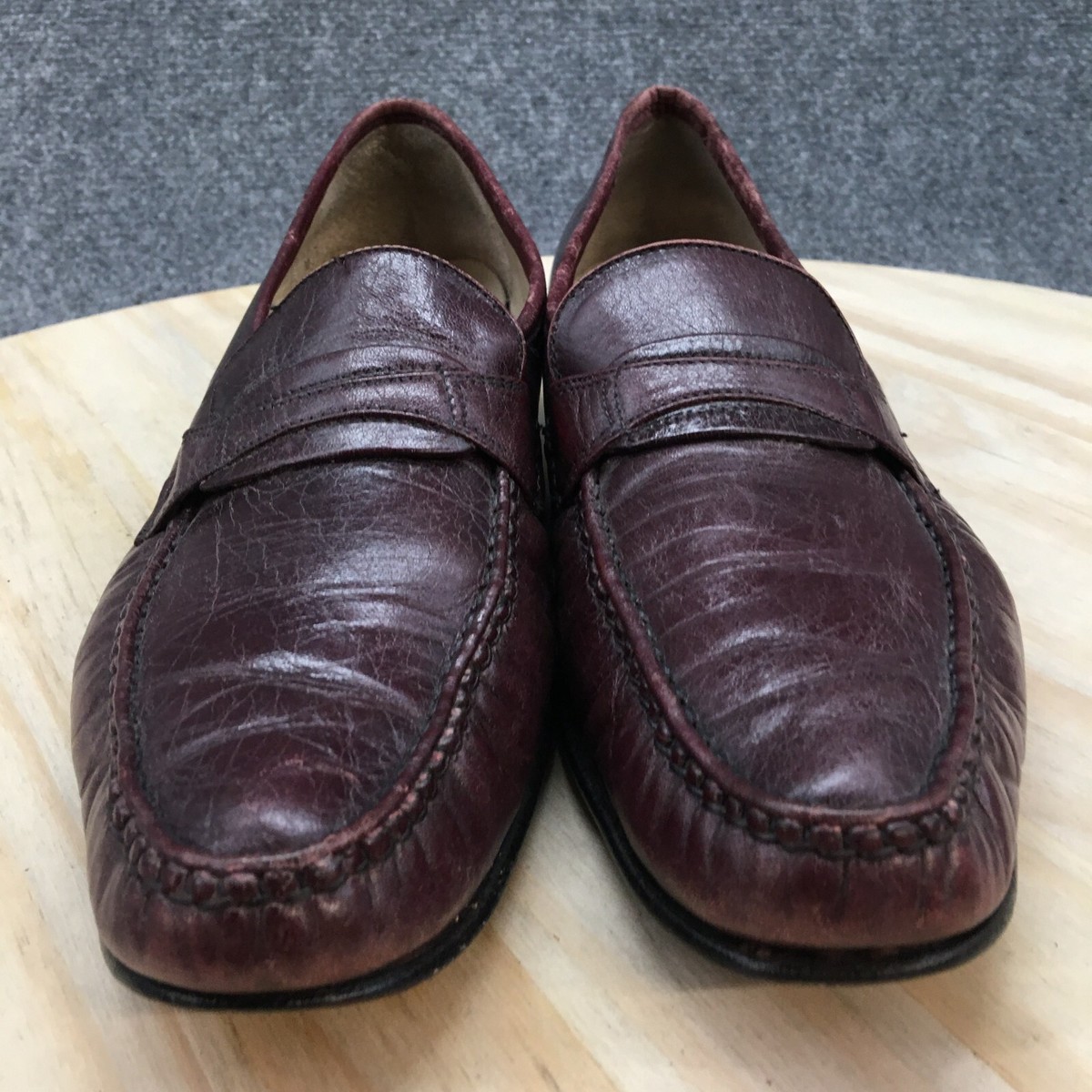 ET Wright Shoes Mens 11.5 AA Dress Penny Loafers Slip On 