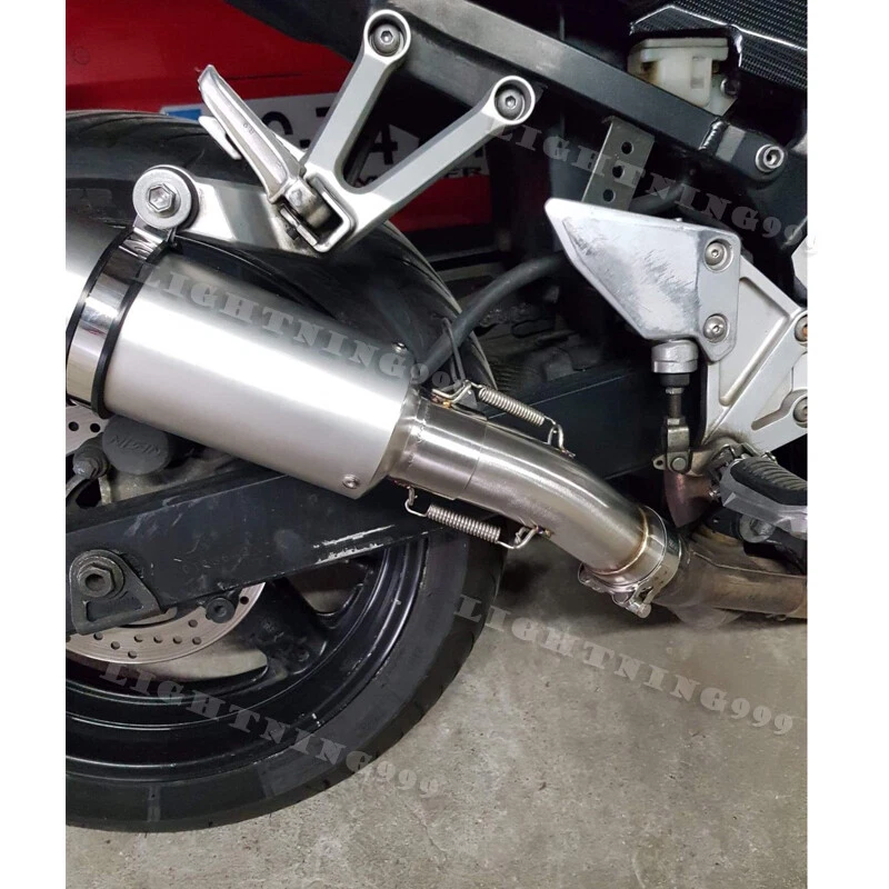 For Suzuki SV650 2003-2015 Motorcycle Exhaust Pipe Middle Link Tube Slip on 51mm - Image 3 of 4