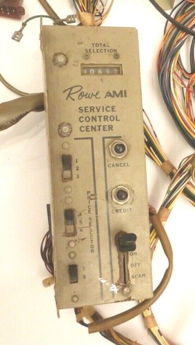 ROWE MM6 JUKEBOX: Untested MAIN WIRE HARNESS w/ SERVICE SWITCH & JUNCTION PANEL - Picture 2 of 6