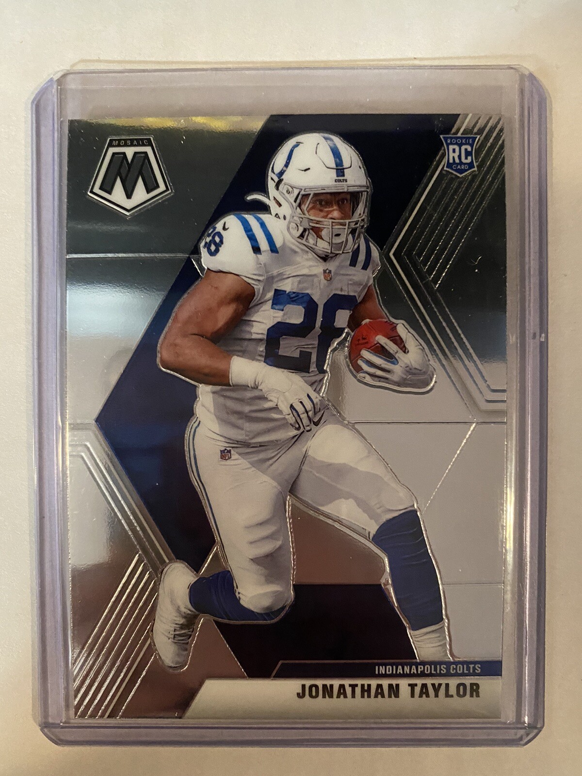 2020 Panini Mosaic #216 Jonathan Taylor Rookie Card Base Indianapolis Colts RC