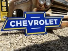 Antique Vintage Old Style Chevy Bow Tie Sign!