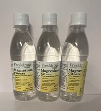 3 Magnesium Citrate Saline Laxative Oral Solution Lemon Flavor 10 Oz Exp 5/26