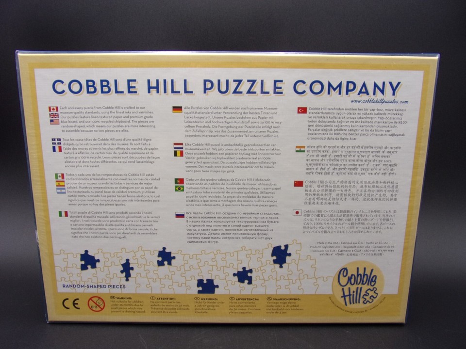 Cobble Hill Christmas Puzzle Kittens by the Stove 500 Piece Jigsaw Bob