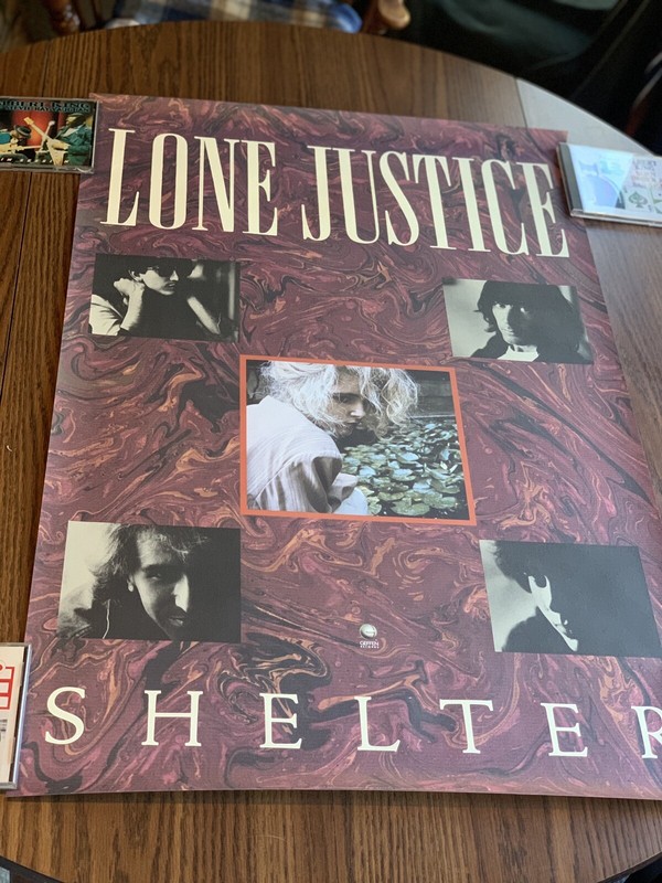 Lone Justice 1986 Shelter Promo Poster Maria Ryan Gregg Bruce Rudy Little Steven