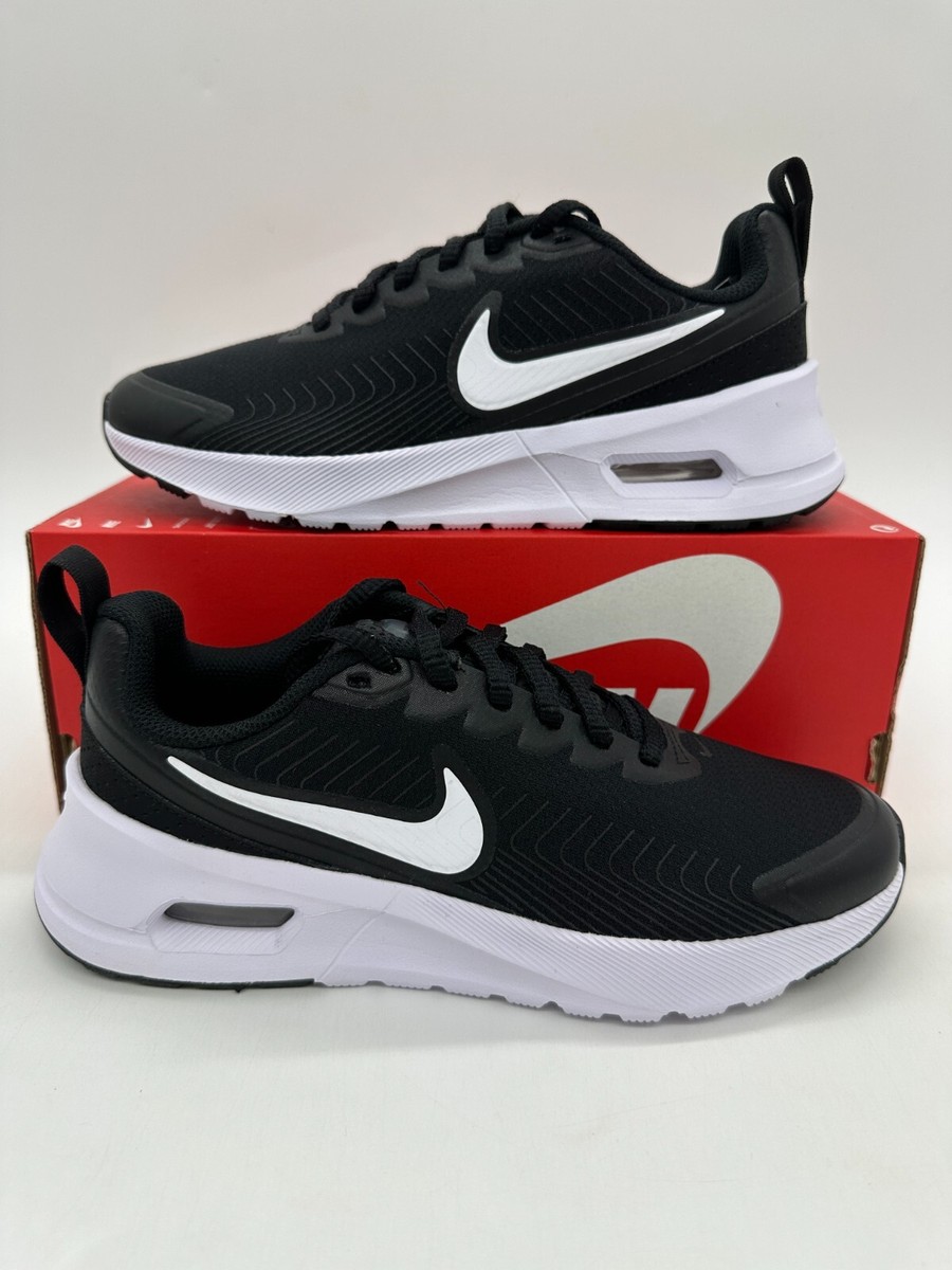 Nike Air Max Nuaxis Women's Size 5.5 Black white Athletic