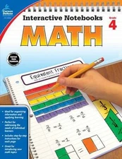 Carson Dellosa Math Interactive Notebook, Grade 4 (Interactive Notebooks), , 978