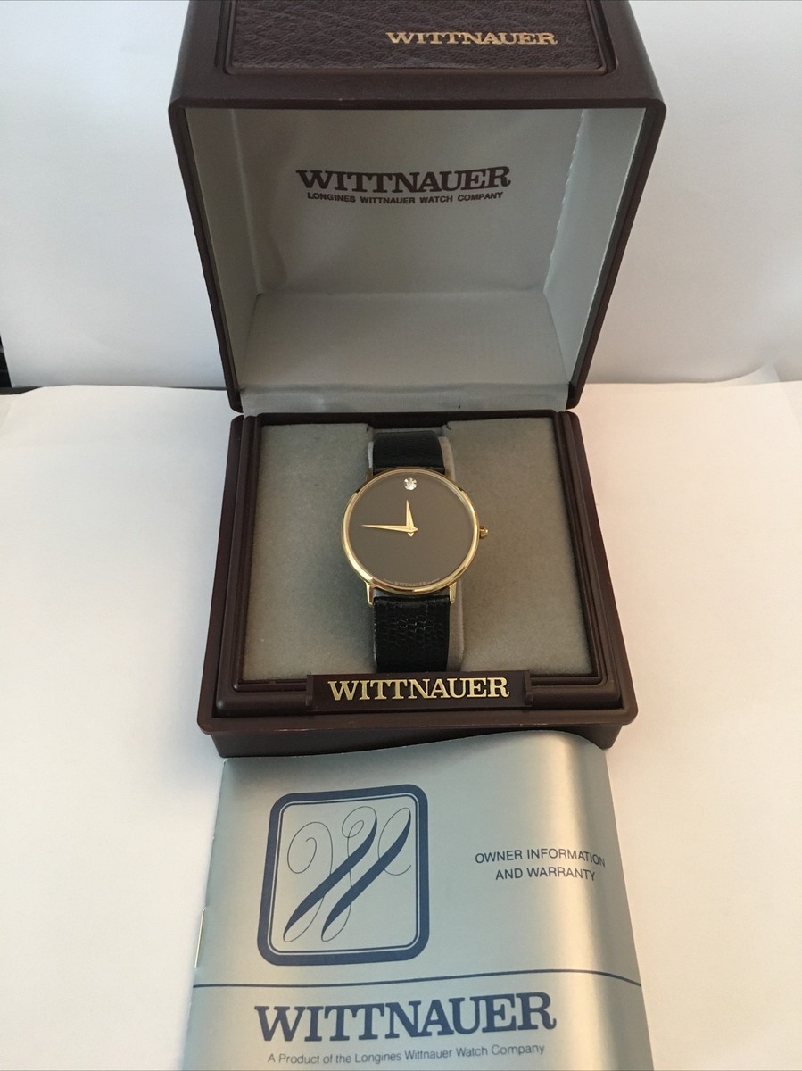 WITTNAUER メンズQZ Mens Longines Wittnauer Watch With Diamond Accent And