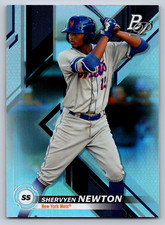 2019 Bowman Platinum #TOP-2 Shervyen Newton New York Mets Baseball Card