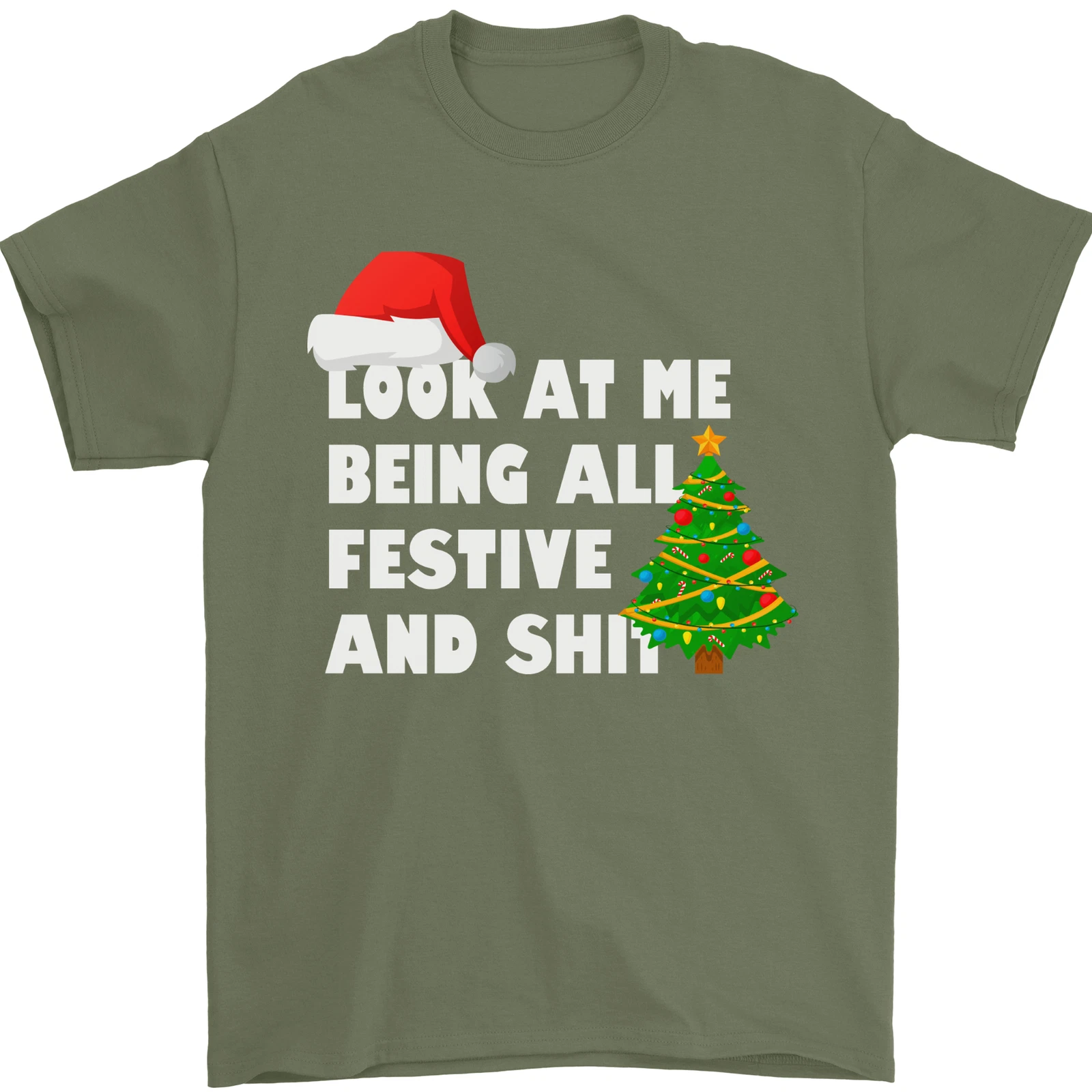 Bah Humbug Christmas T-Shirt Men’s
