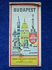 Budapest 1977 Stadtplan/ Straßenverzeichnis