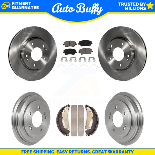 PowerStop Rotor Kit | 1998–2001 Hyundai Elantra (SC2778) main image 0