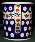 Vintage Ceramica Bona Boleslawiec Hand Made Dragonfly Ceramic Mug Poland Signed — photo 4