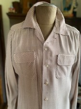 1950s McGregor Shirt Rockabilly Gabardine Size M VLV