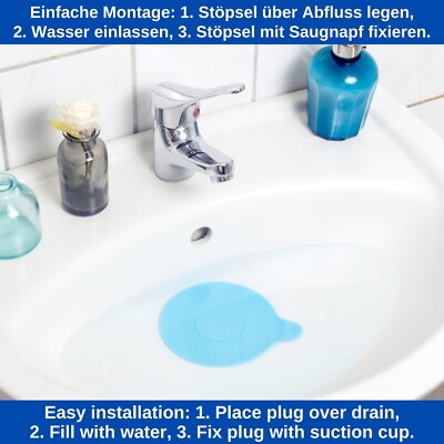 MELARQT Abflussstopfen – 6 Stück, Universelle Silikon-Stöpsel Für Waschbecken & Badewanne