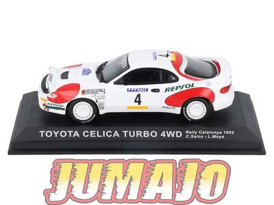 Modèle Réduit Toyota Celica Turbo Rallye Catalogne 1992 Sainz - IXO échelle 1/43 - En Blister