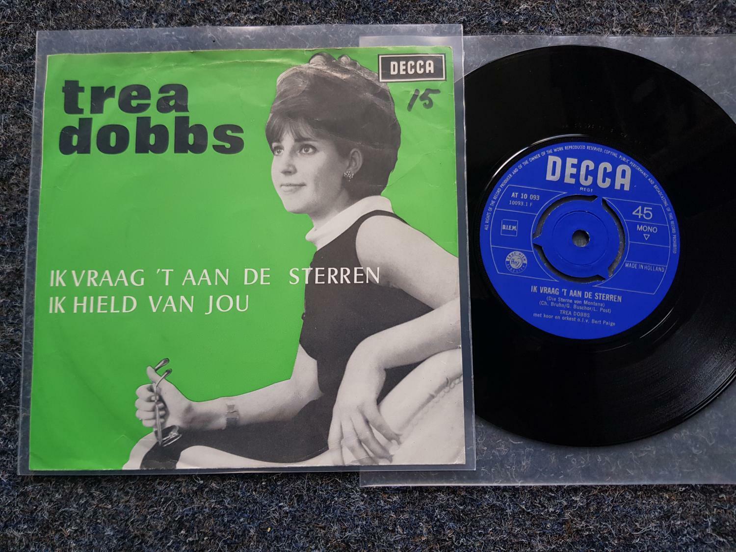 7"" Single Vinyl Trea Dobbs - Ik vraag 't aan de sterren/ Ik hield van jou